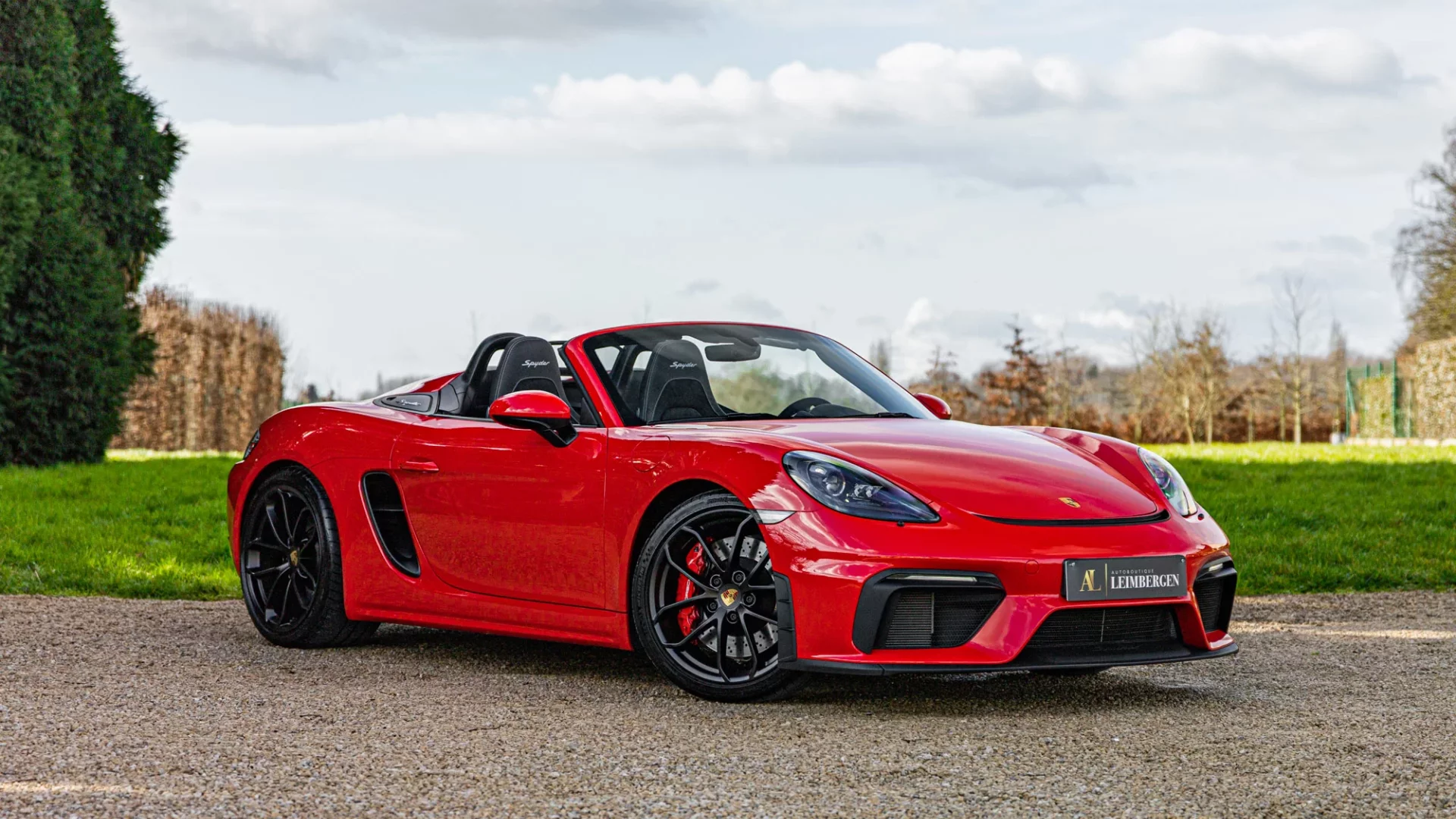 En-tête Porsche 718 Boxster Spyder