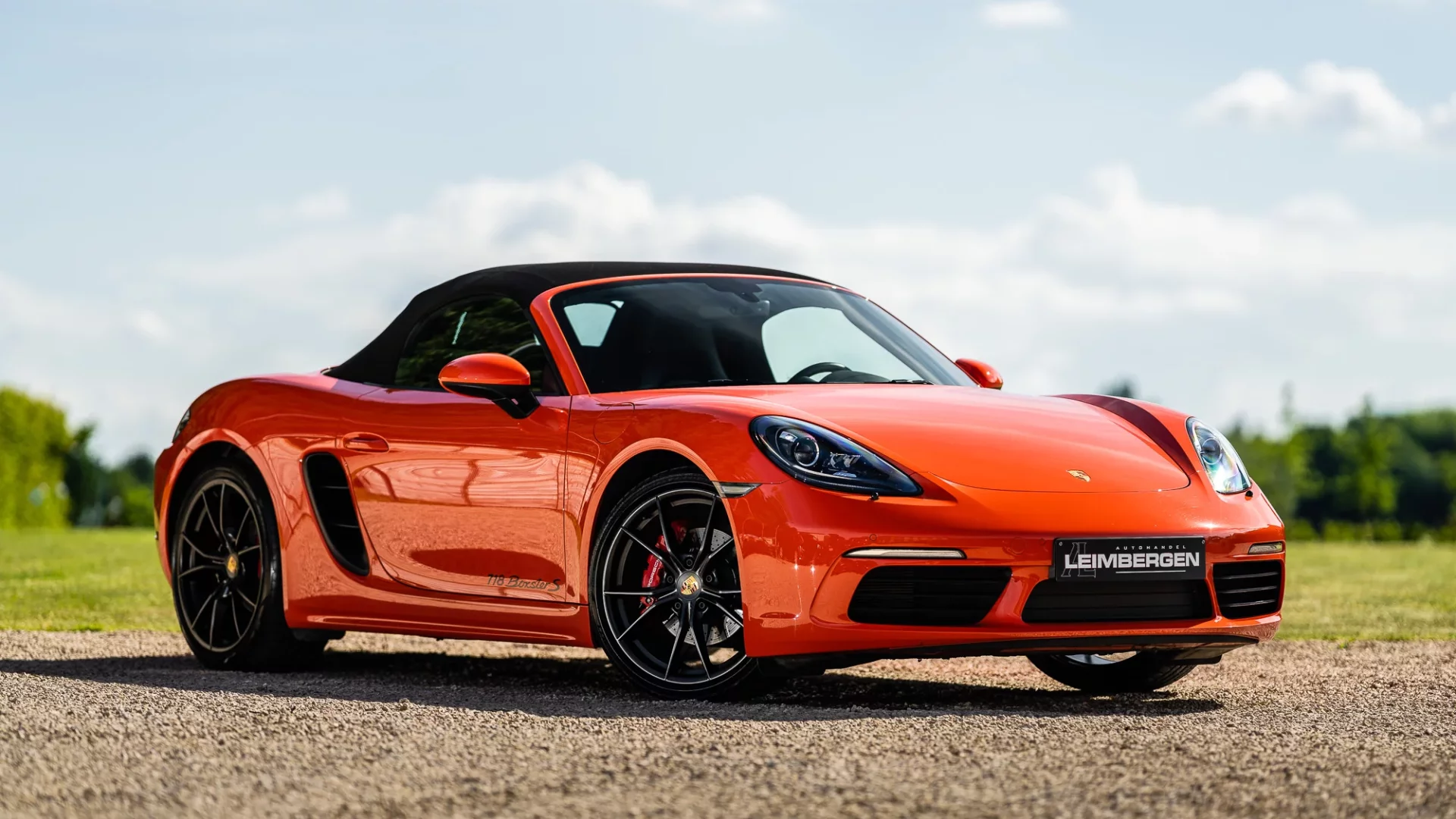 En-tête Porsche Boxster 718 S