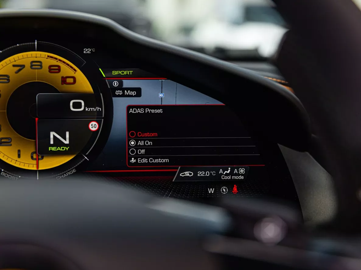 Intérieur Ferrari 296 GTS