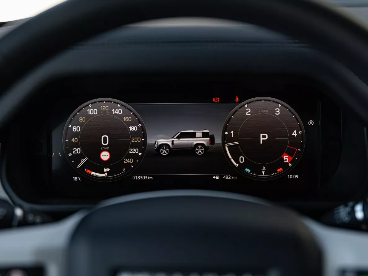Interieur Land Rover Defender 90 D200 S Lichte Vracht