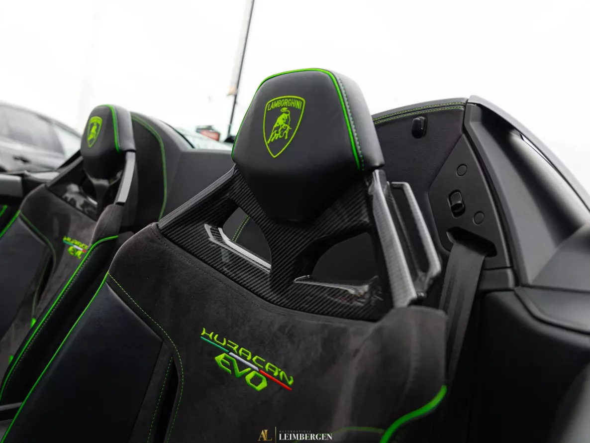 Interieur Lamborghini Huracán Evo Spyder