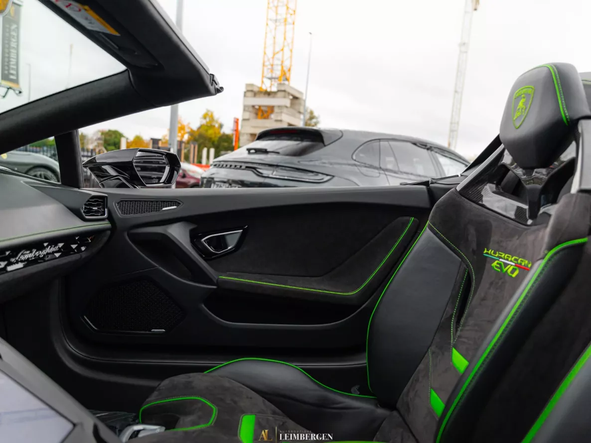 Interieur Lamborghini Huracán Evo Spyder