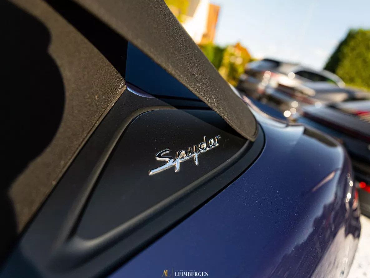 Exterieur Porsche 718 Boxster Spyder