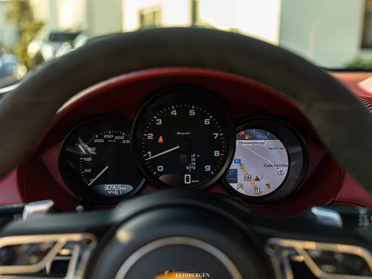 Interieur Porsche 718 Boxster Spyder