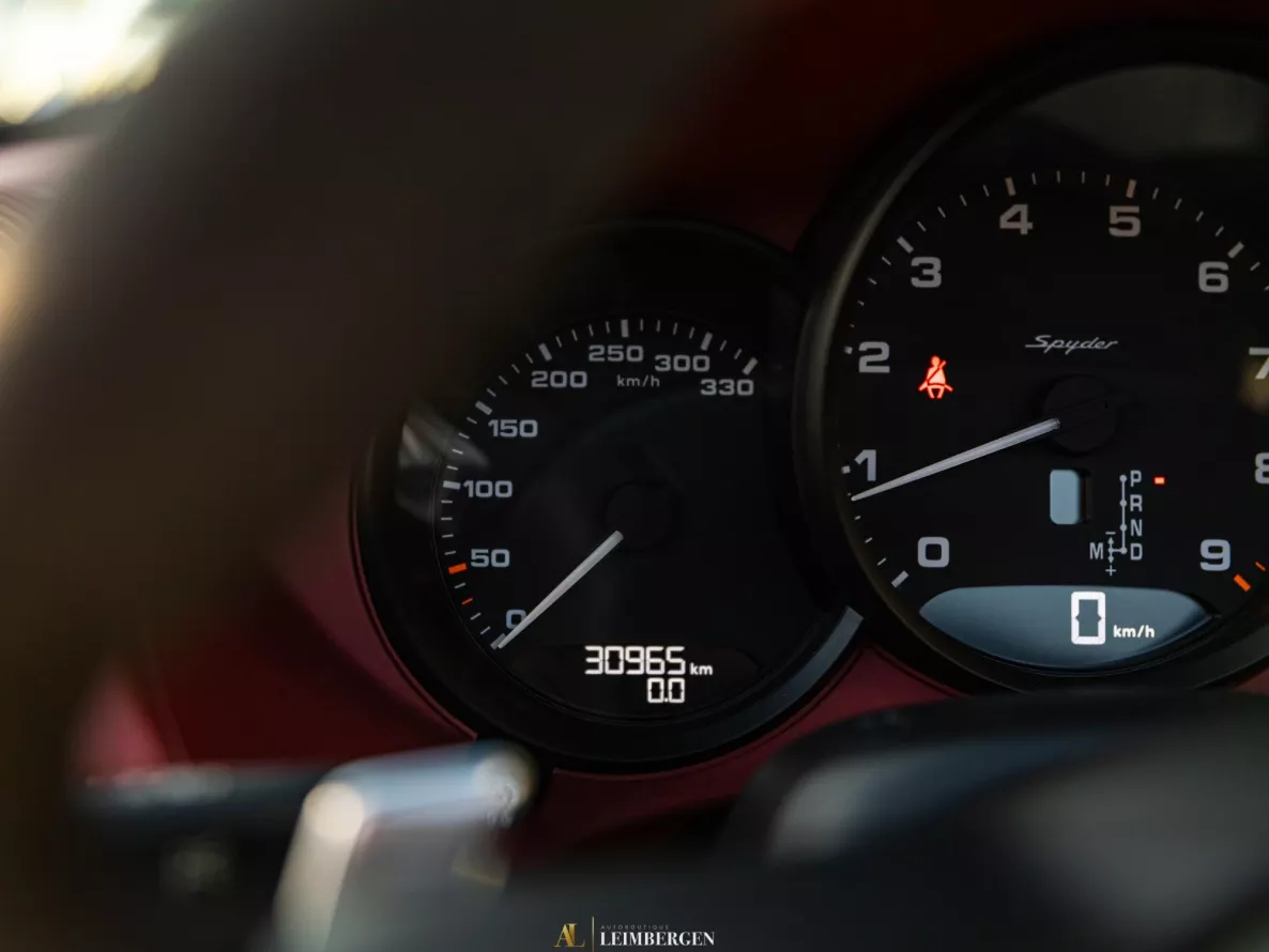 Interieur Porsche 718 Boxster Spyder