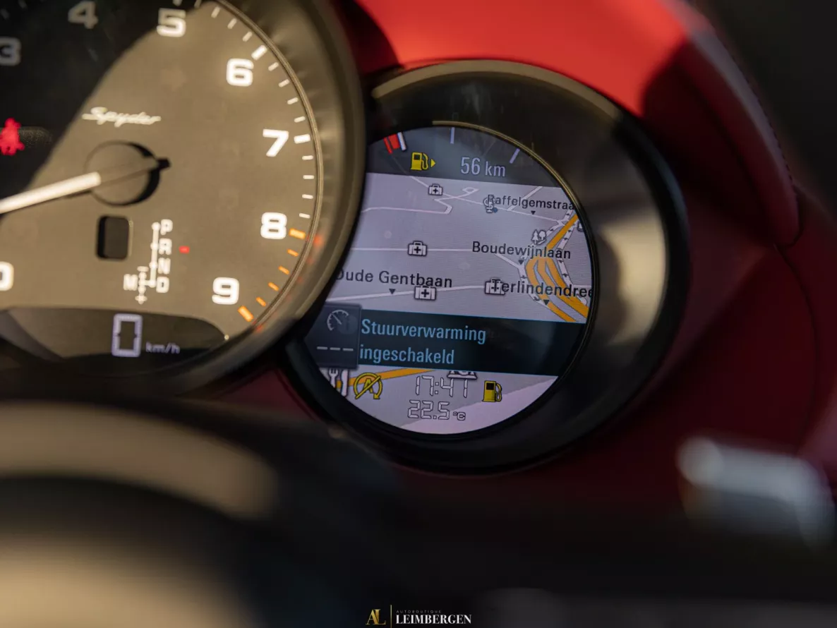 Interieur Porsche 718 Boxster Spyder