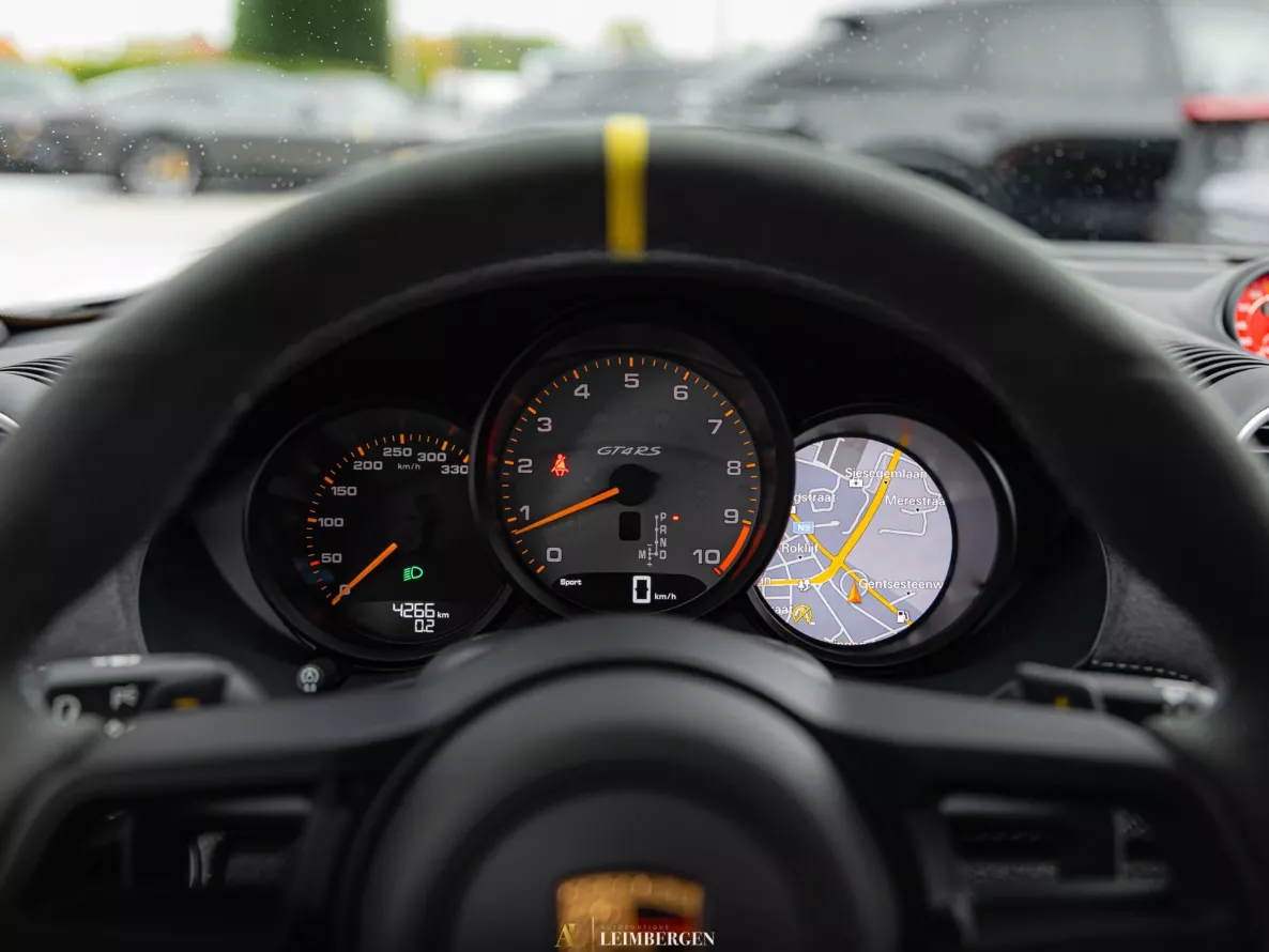 Interieur Porsche 718 Cayman GT4 RS Weissach package